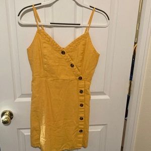 American Eagle Yellow Mini-Dress (M)